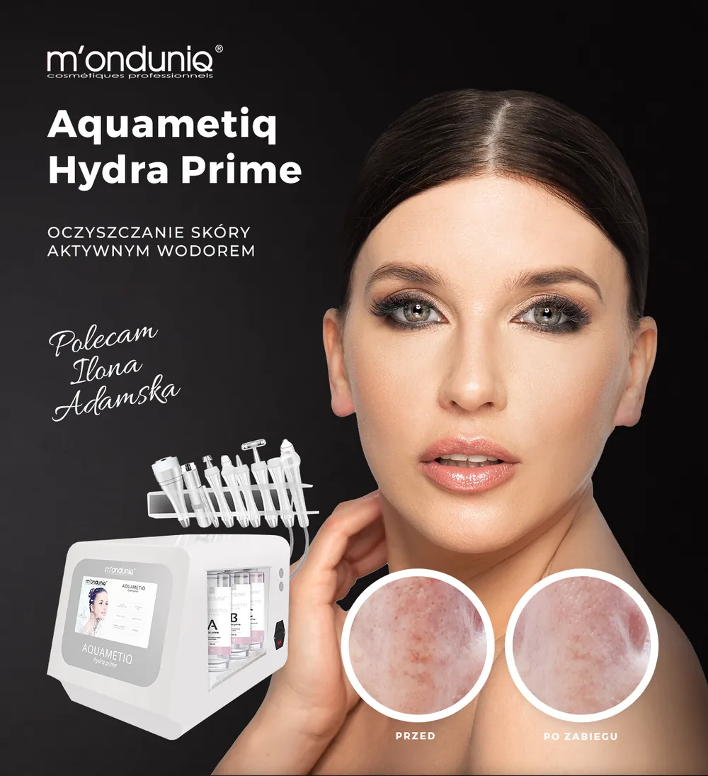 Aquametiq Hydra Prime, grafika producenta M'onduniq z modelką